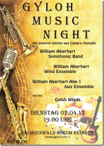 Gyloh Music Night am 2. April